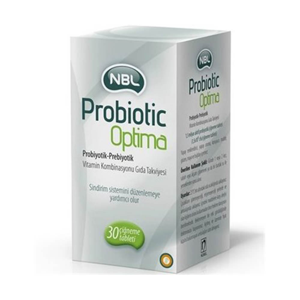 NBL - Probiotic Optima 30 Çiğneme Tableti 8699540080065 Fiyatı Özellikleri ve Faydaları